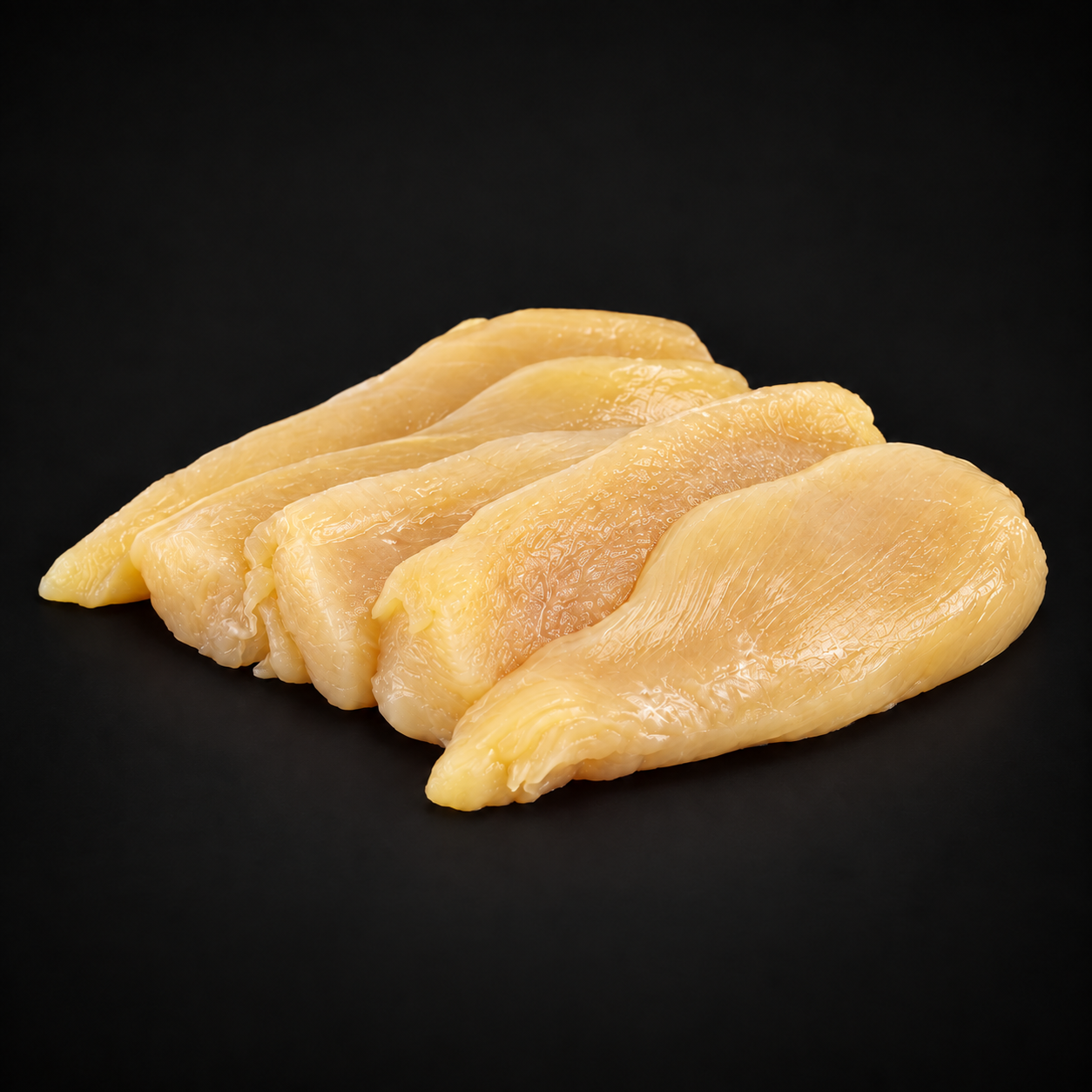 Fette di petto di pollo Penna D’Oro italiano.