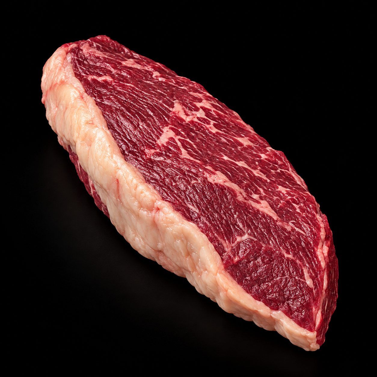 Picanha Selezione Oro Danish con copertura di grasso.