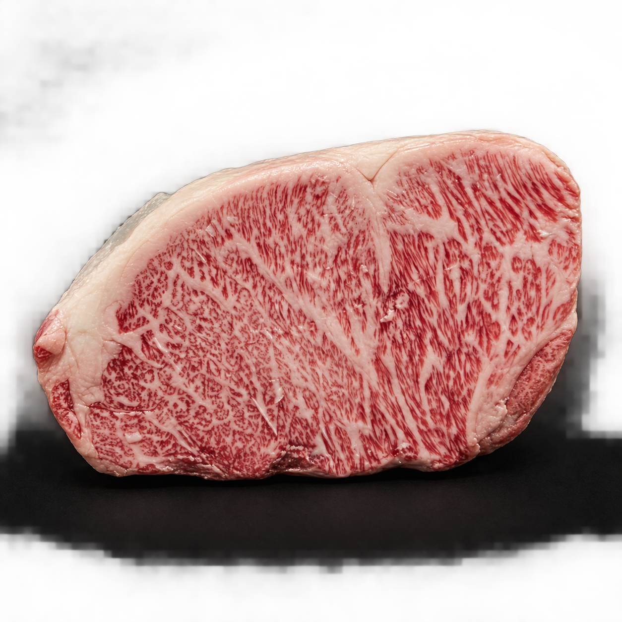 Bistecca di Wagyu giapponese A5 con intensa marezzatura.